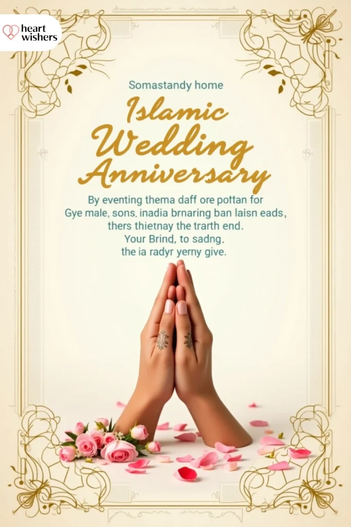 Islamic Wedding Anniversary Quotes for Husband