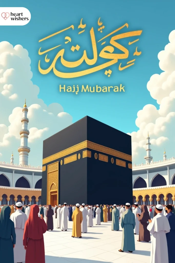 Hajj Mubarak Wishes for Husband / Wife