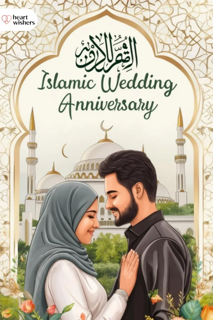 Islamic Wedding Anniversary Wishes for Your Spouse