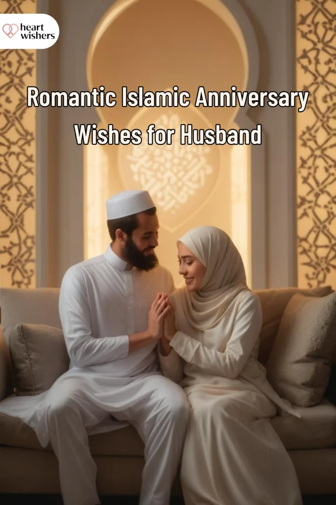 Romantic Islamic Anniversary Wishes for Husband