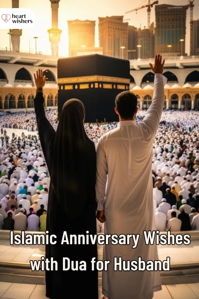 Islamic Anniversary Wishes with Dua for Husband