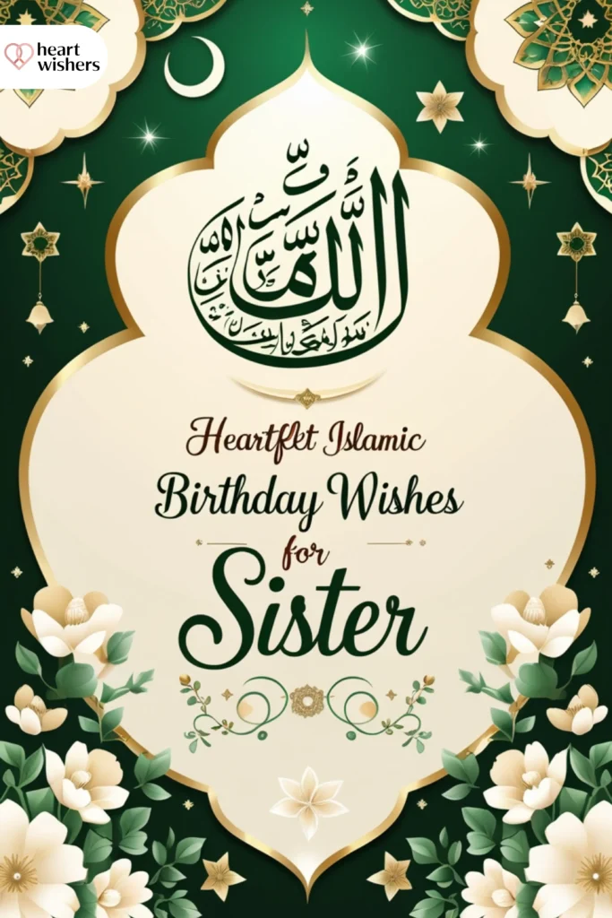 Heartfelt Islamic Birthday Wishes for Sister