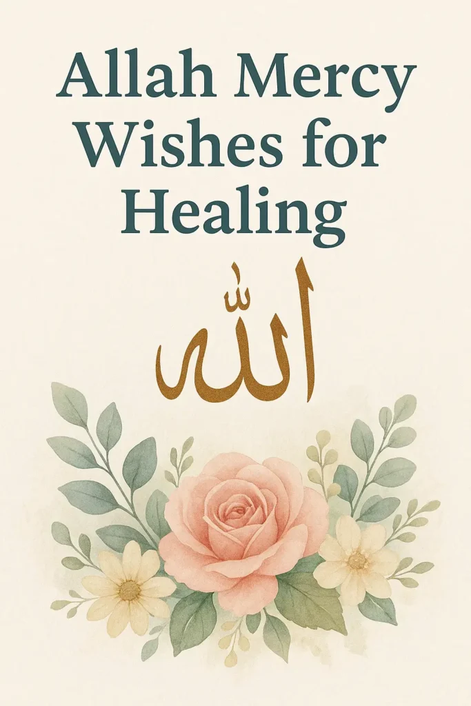 Allah Mercy Wishes for Healing