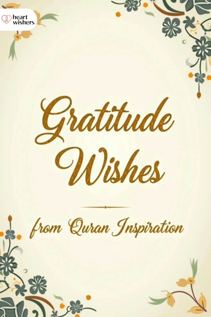 Gratitude Wishes from Quran Inspiration