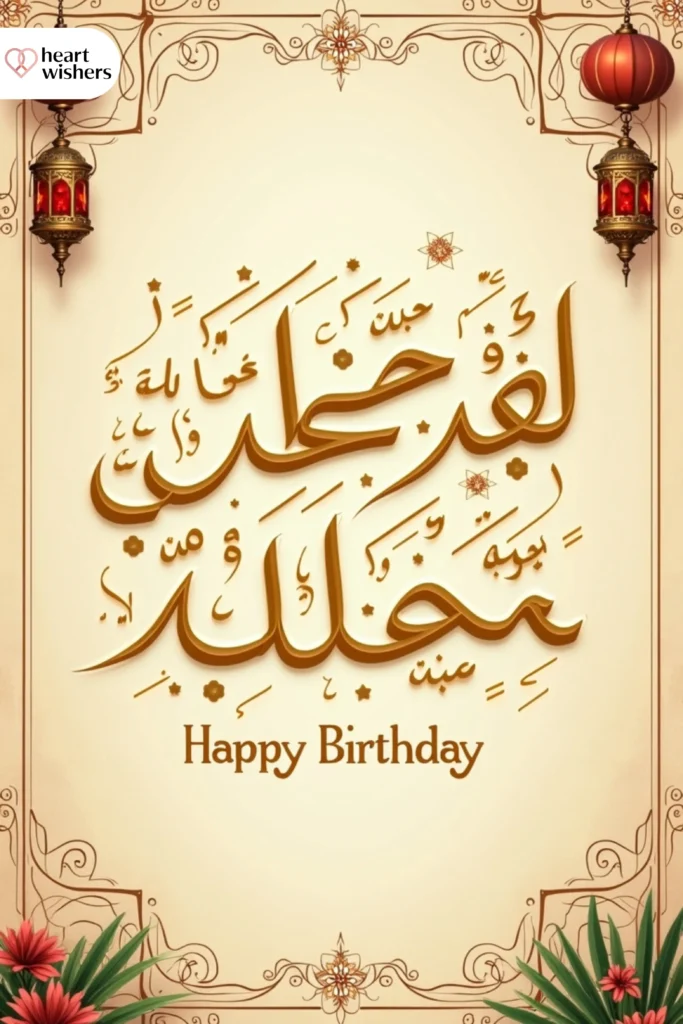 Heartfelt Arabic Birthday Wishes