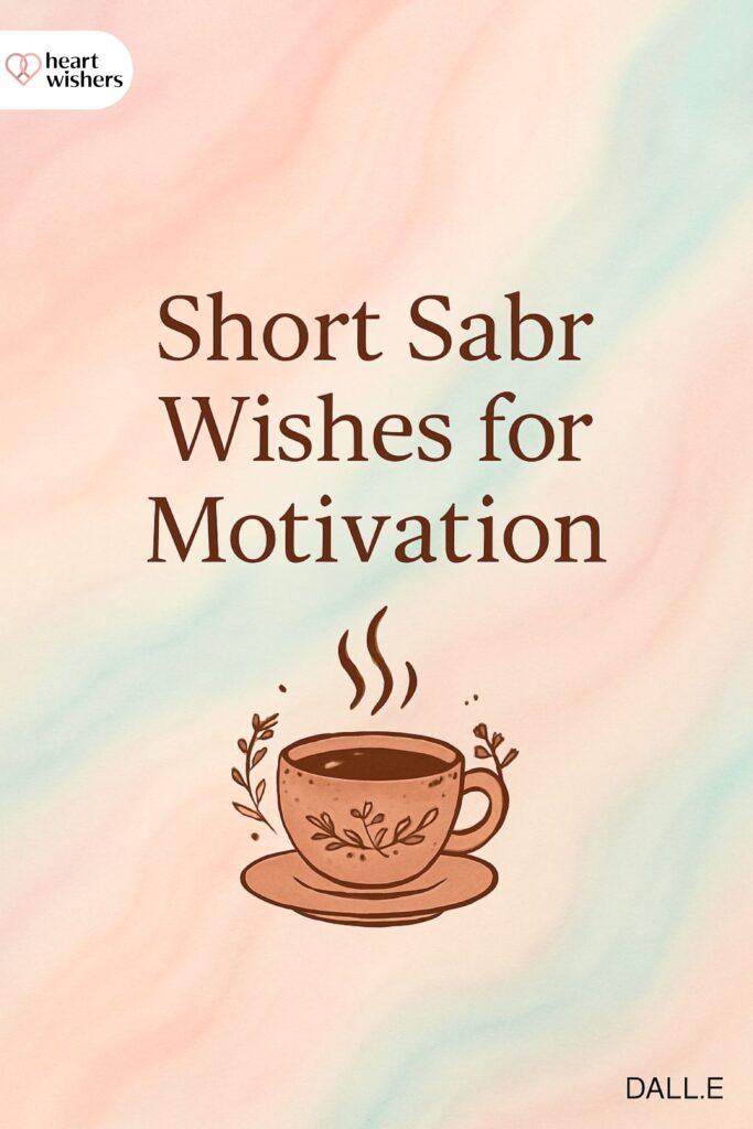 Short Sabr Wishes for Motivation