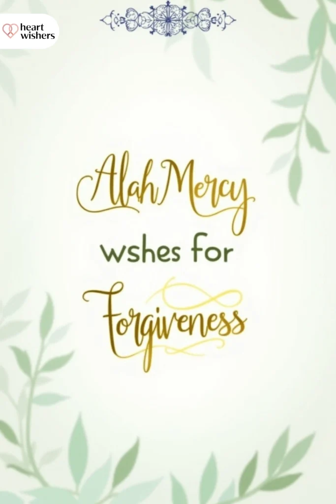 Allah Mercy Wishes for Forgiveness