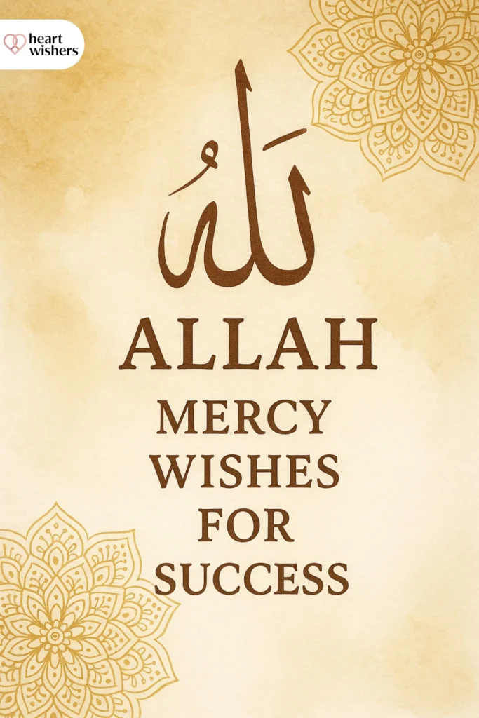 Allah Mercy Wishes for Success