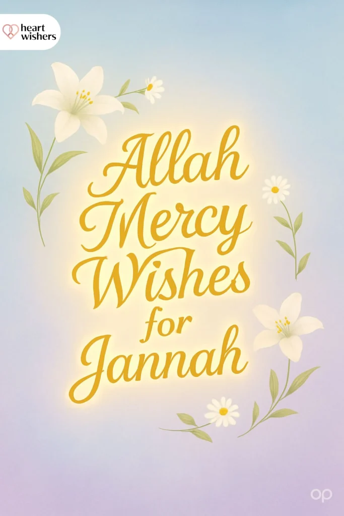 Allah Mercy Wishes for Jannah