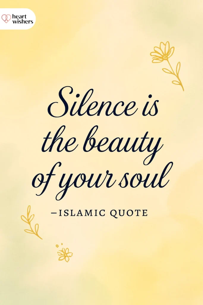 Islamic Quotes on Being Silent