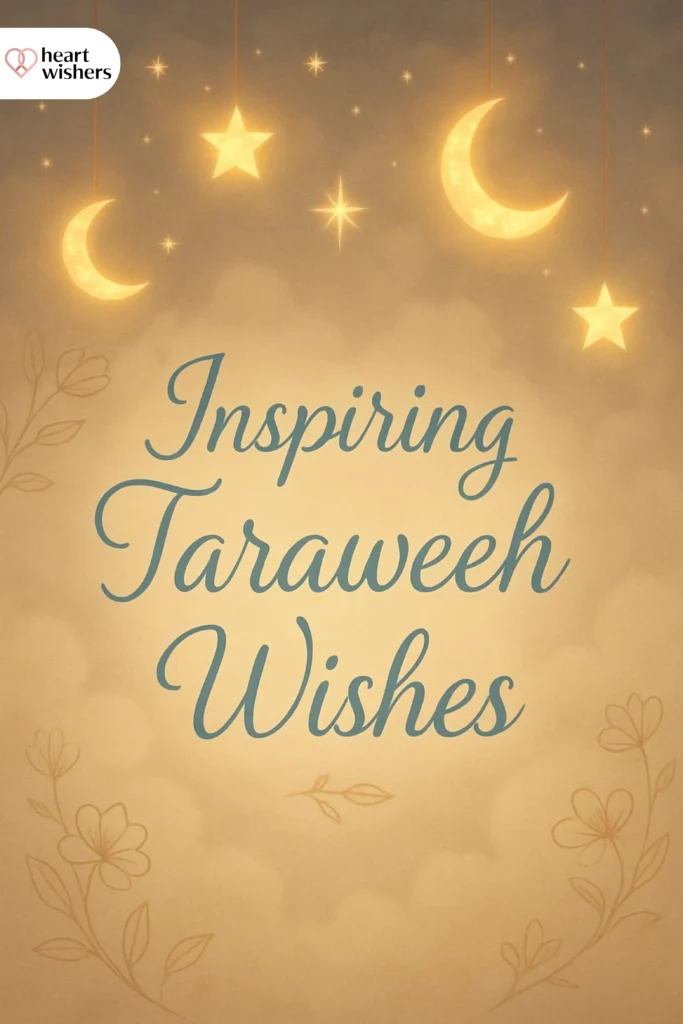 Inspiring Taraweeh Wishes