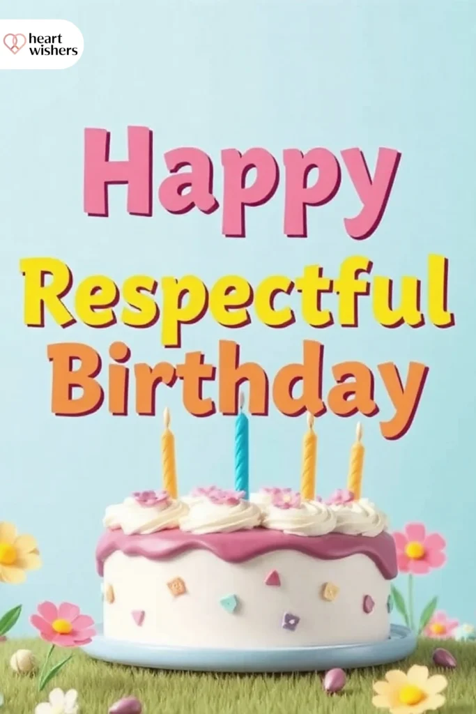 Funny Yet Respectful Birthday Wishes