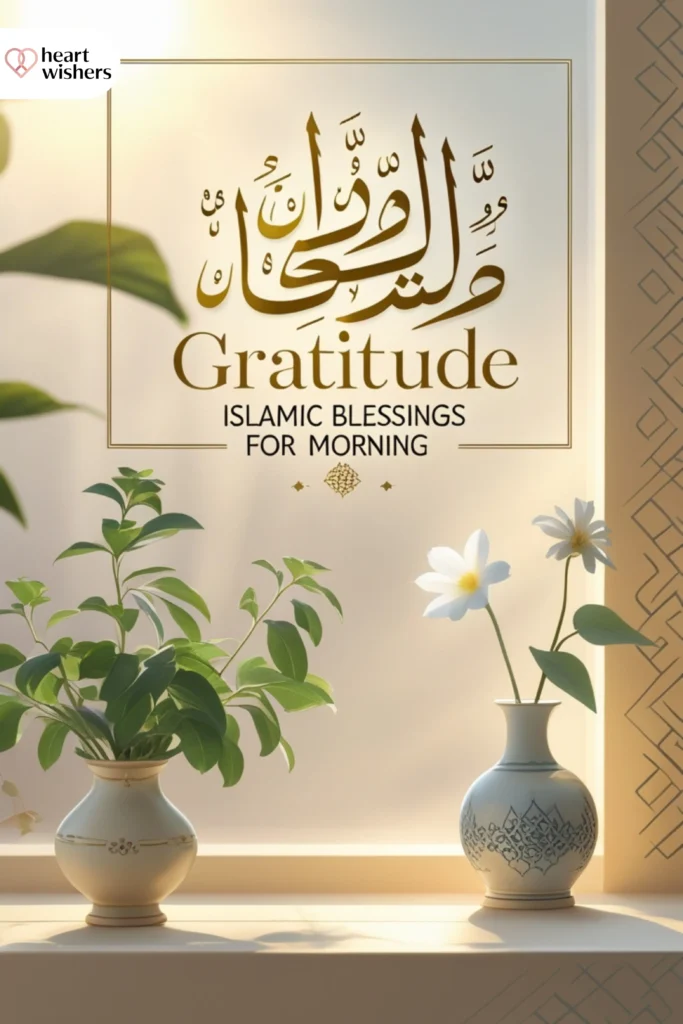 Gratitude Islamic Blessings for Morning
