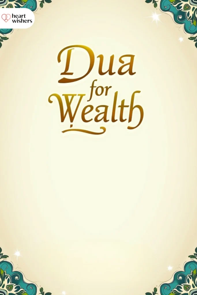 Laylatul Qadr Dua for Wealth