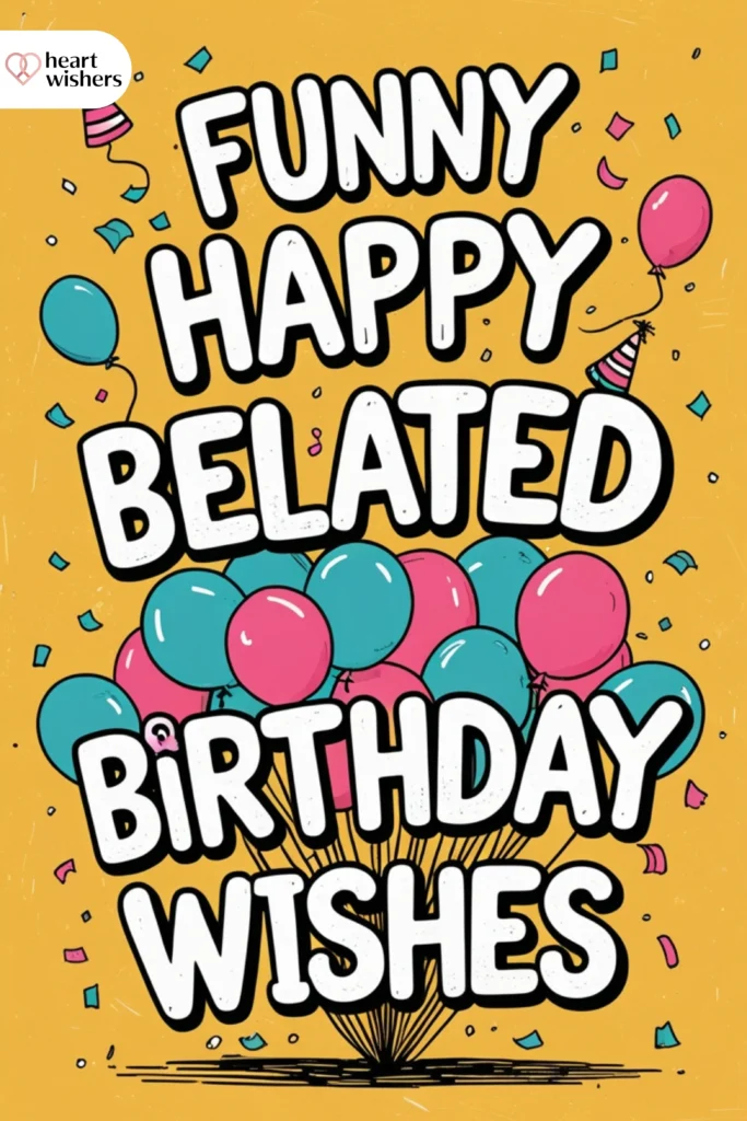 Funny Happy Belated Birthday Wishes
