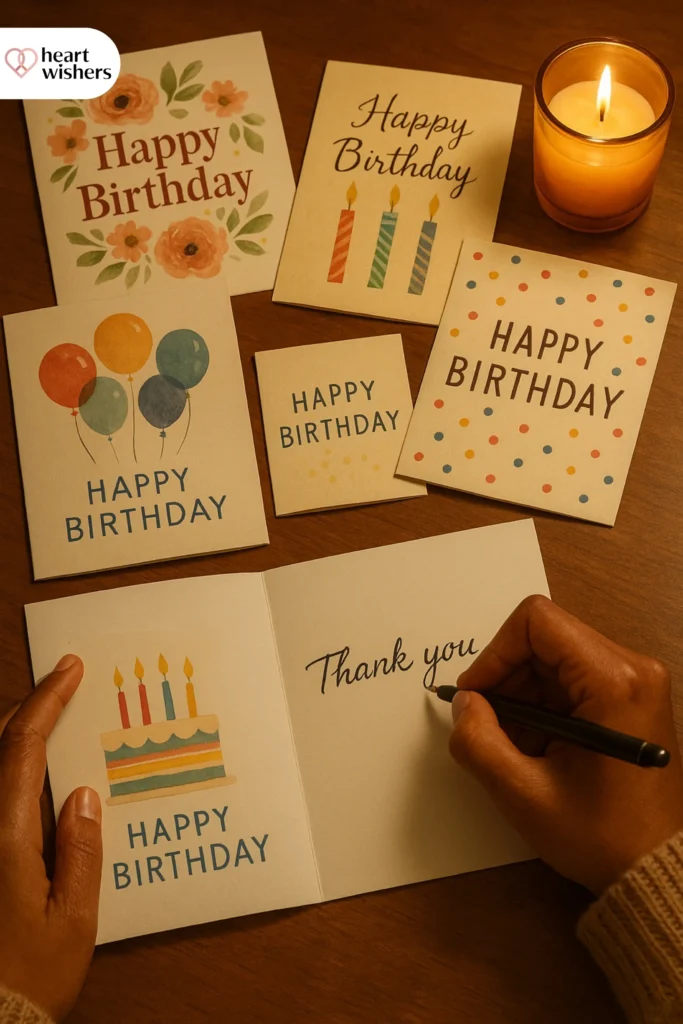 Heartfelt Thank You Messages for Birthday Wishes