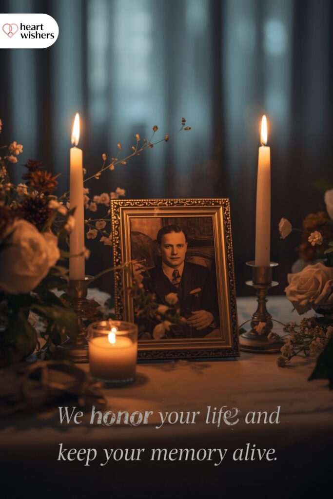 Grandfather Funeral and Memorial Wishes