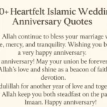 Islamic Wedding Anniversary Quotes
