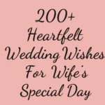 Wedding Wishes For Wife