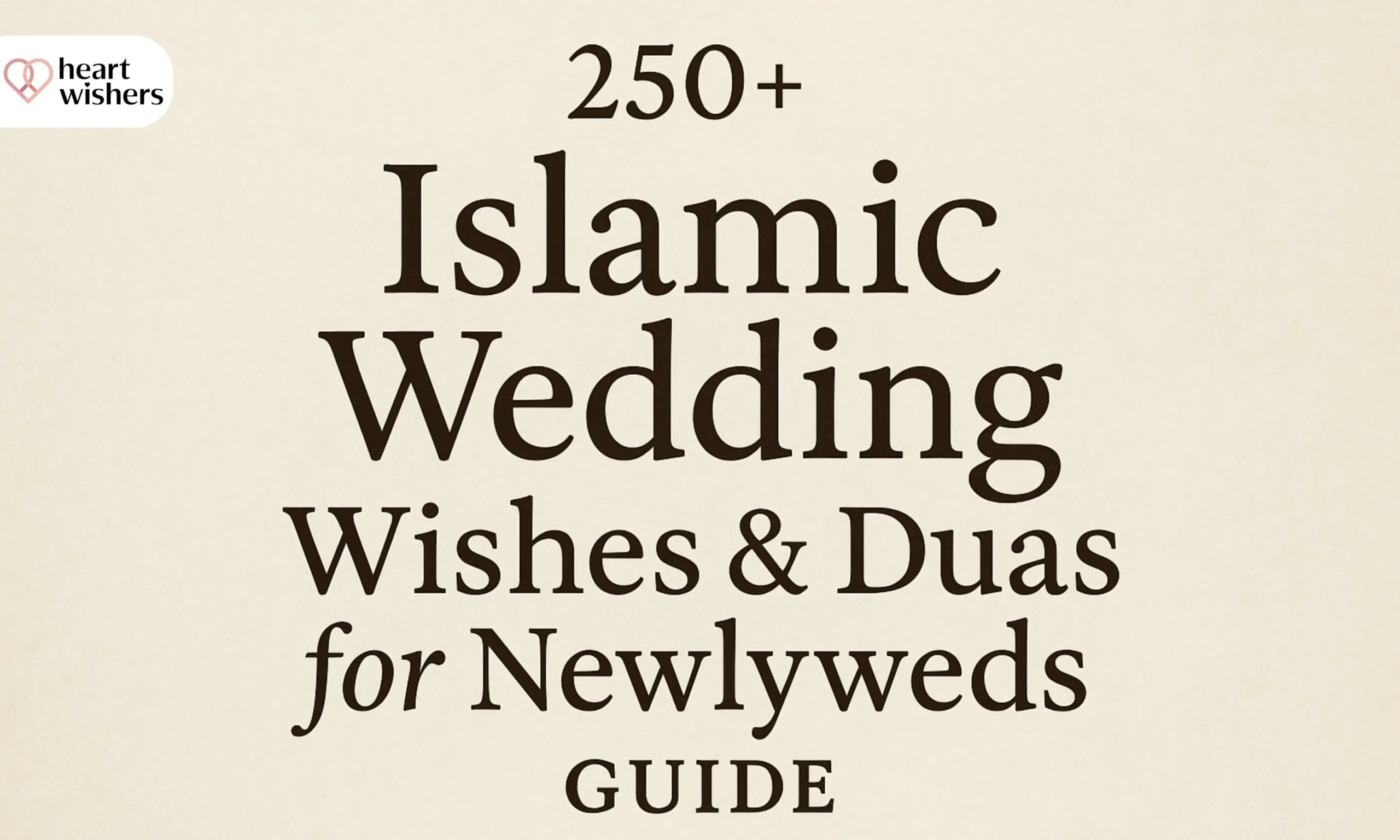 Simple Wedding Duas for Husband and Wife