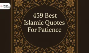 459 Best Islamic Quotes For Patience Being Silent