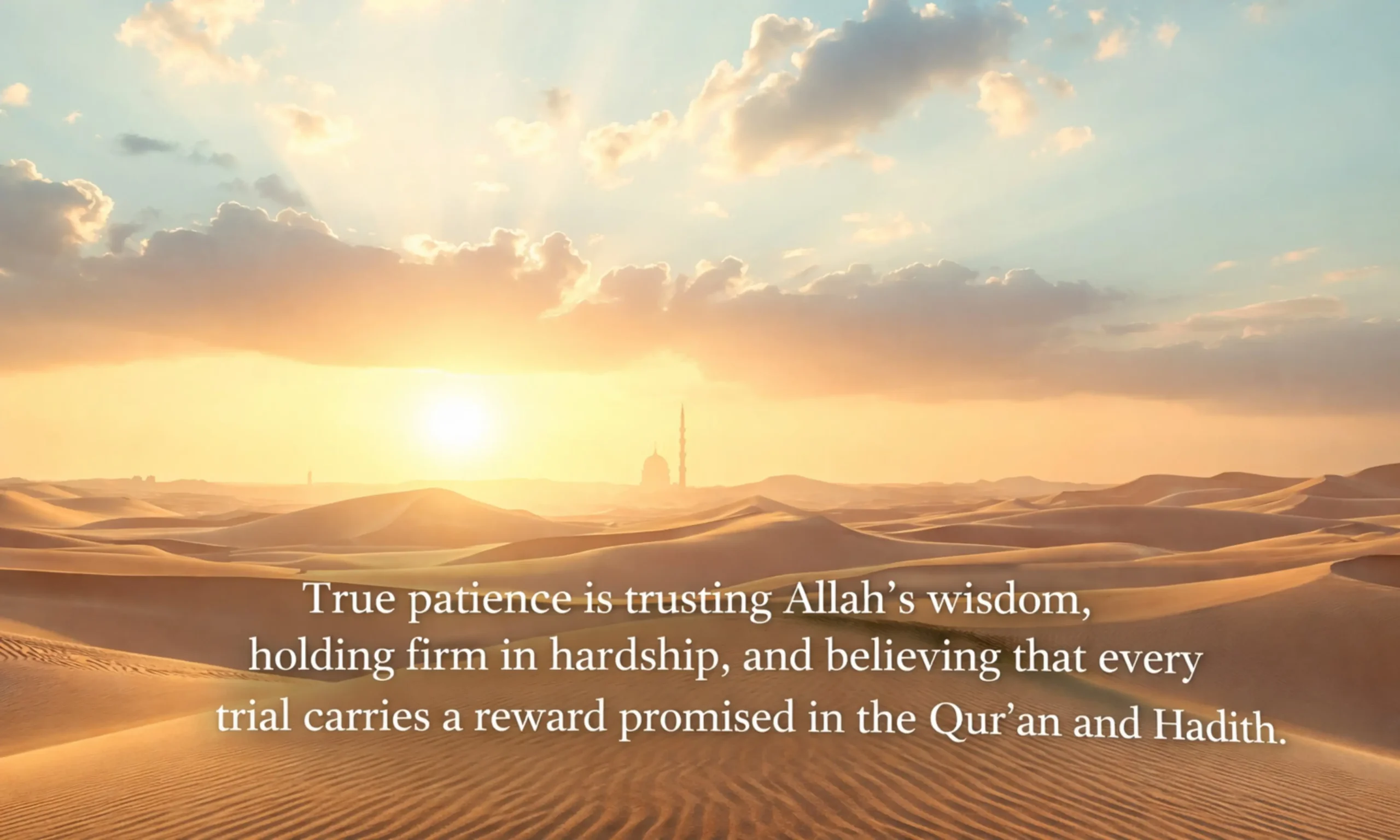 Patience In Islam Sabr Quran Hadith Quotes