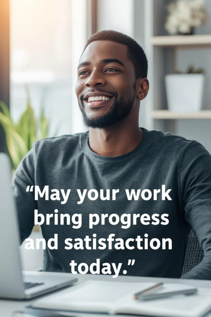 African American Wednesday Blessings for Work