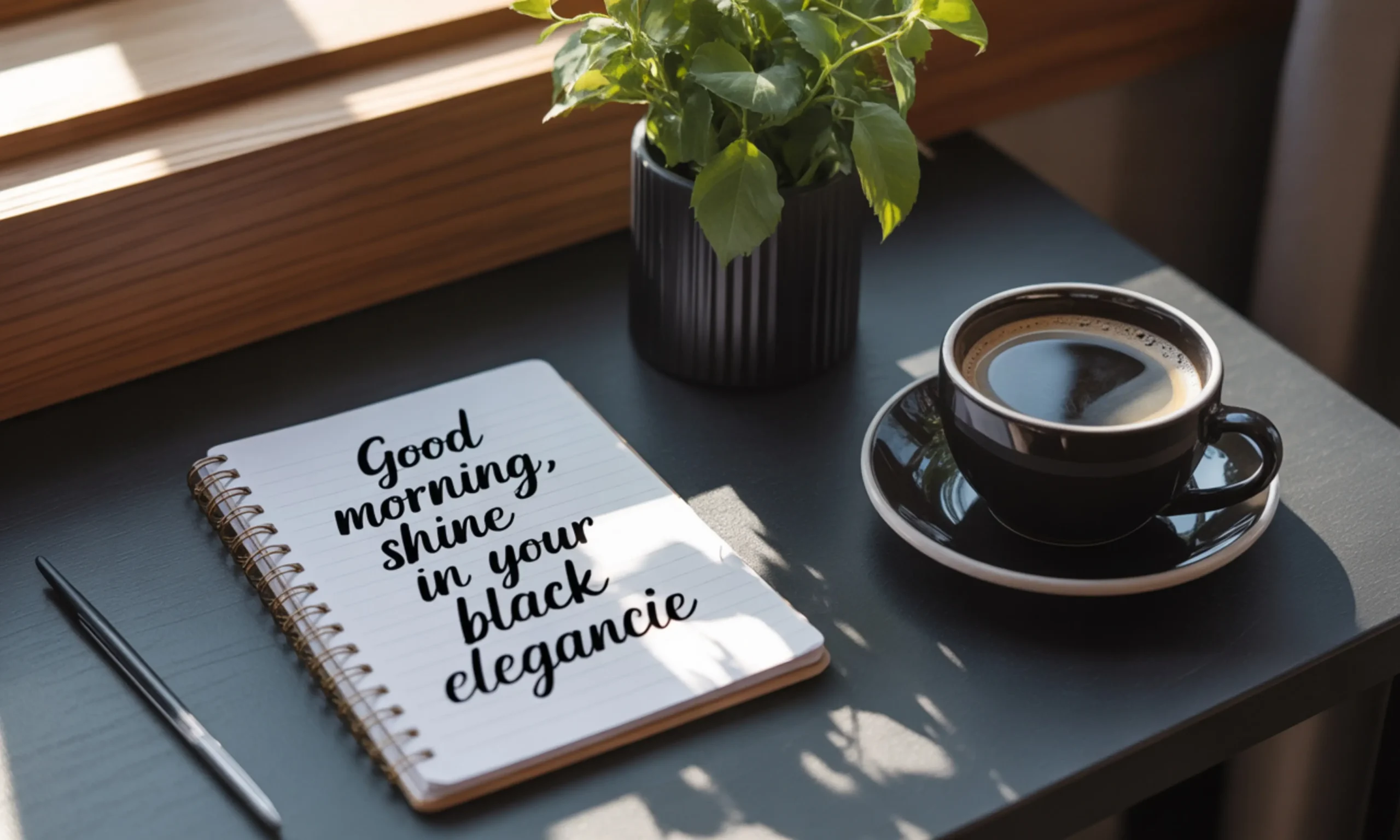 black good morning quotes