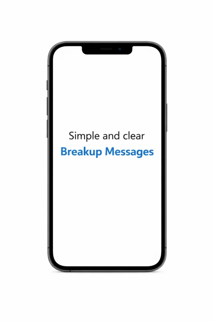 Short Breakup Text Messages