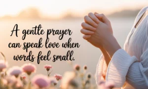 Sweet Short Prayer For Someone Special