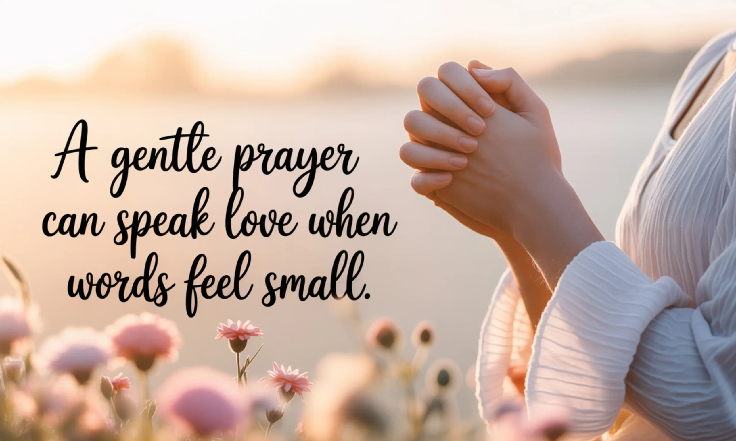 Sweet Short Prayer For Someone Special