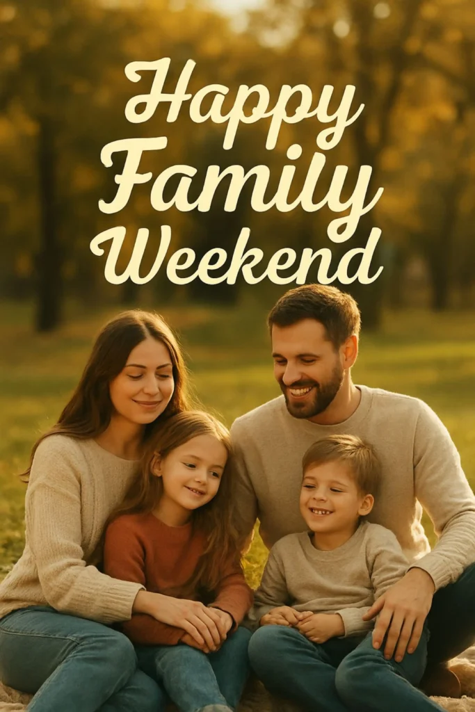 Weekend Wishes for Family
