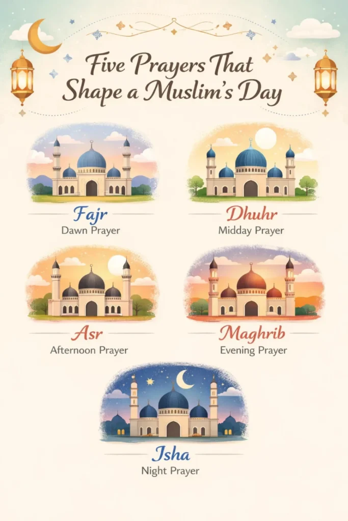 What Are the 5 Daily Prayers in Islam?